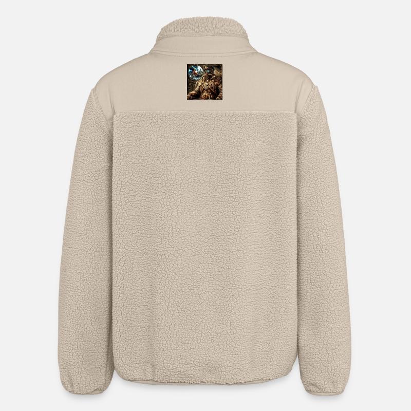 Captain Nemo Steampunk - Relaxed Fit Unisex Sherpa Jacket by Stanley/Stella - beige