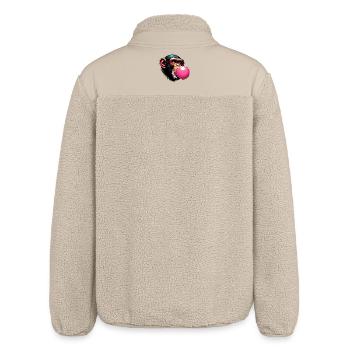 Affe - Relaxed Fit Unisex Sherpajacke von Stanley/Stella - Beige - Hinten