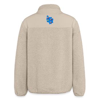 Région Bourgogne - Veste sherpa unisexe coupe décontractée Stanley/Stella - beige - Dos
