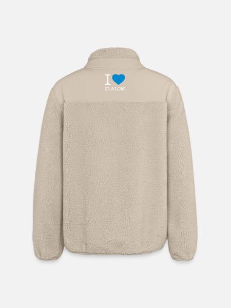 J’ADORE LE SLALOM - Veste sherpa unisexe coupe décontractée Stanley/Stella - beige