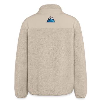 Gebirge - Relaxed Fit Unisex Sherpajacke von Stanley/Stella - Beige - Hinten
