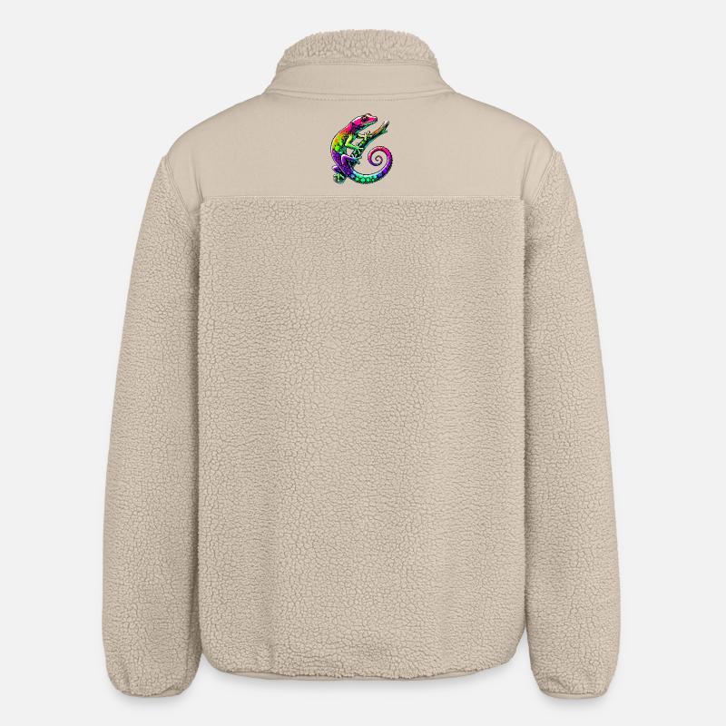 Gecko - Relaxed Fit Unisex Sherpa Jacket by Stanley/Stella - beige