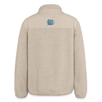 Stay Tuned - Relaxed Fit Unisex Sherpajacke von Stanley/Stella - Beige - Hinten
