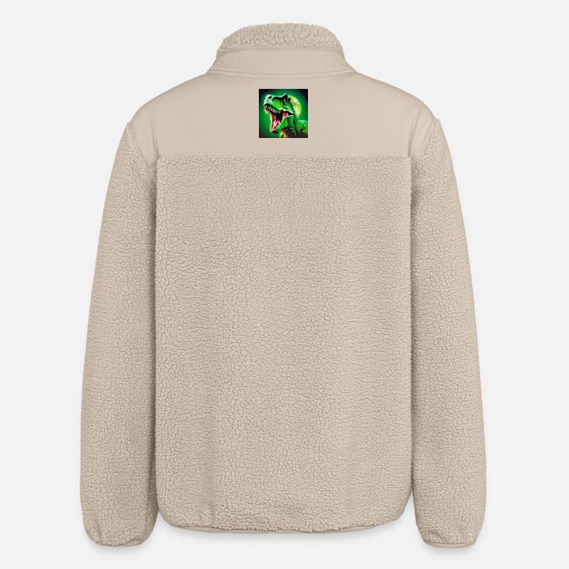T-Rex, Vorgeschichte, T-Rex - Relaxed Fit Unisex Sherpajacke von Stanley/Stella - Beige