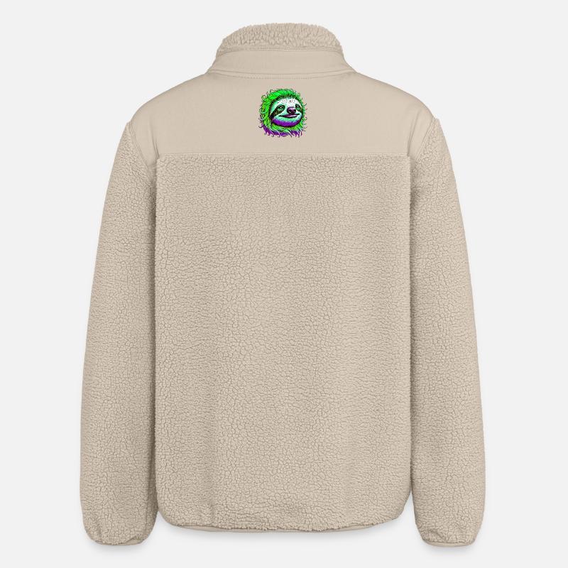 Faultier - Relaxed Fit Unisex Sherpajacke von Stanley/Stella - Beige