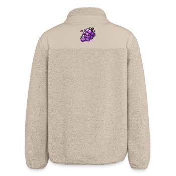 Raisin doux Design - Veste sherpa unisexe coupe décontractée Stanley/Stella - beige - Dos