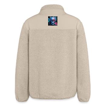 Domo arigato skull - Relaxed Fit Unisex Sherpa Jacket by Stanley/Stella - beige - Back