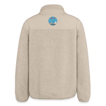 Deutsche Stadt Düsseldorf - Relaxed Fit Unisex Sherpajacke von Stanley/Stella - Beige - Hinten