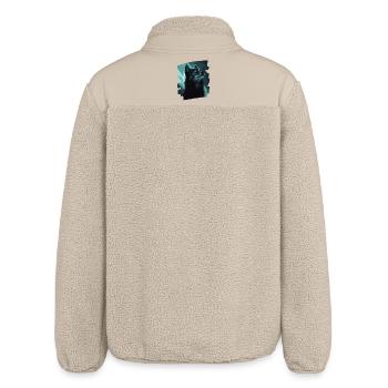 Laponie finlandaise - Veste sherpa unisexe coupe décontractée Stanley/Stella - beige - Dos