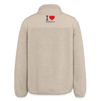 I LOVE NASHVILLE - Relaxed Fit Unisex Sherpa Jacket by Stanley/Stella - beige - Back