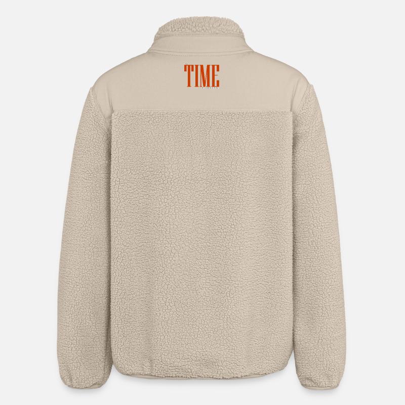 It's time to go somewhere - Veste sherpa unisexe coupe décontractée Stanley/Stella - beige