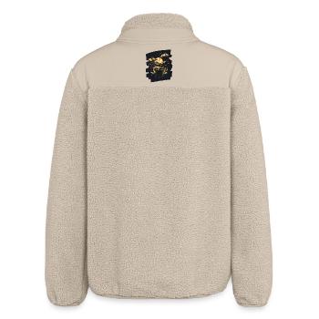 Kaffee Coffee Kaffeeliebhaber - Relaxed Fit Unisex Sherpajacke von Stanley/Stella - Beige - Hinten