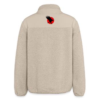 Magischer Rabe - Relaxed Fit Unisex Sherpajacke von Stanley/Stella - Beige - Hinten