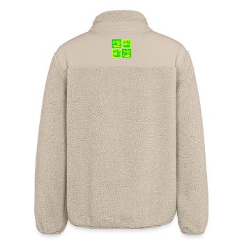 Conception de machines à coudre - Veste sherpa unisexe coupe décontractée Stanley/Stella - beige - Dos