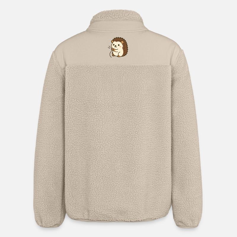 Câlin Stinger Hérisson Bébé - Veste sherpa unisexe coupe décontractée Stanley/Stella - beige