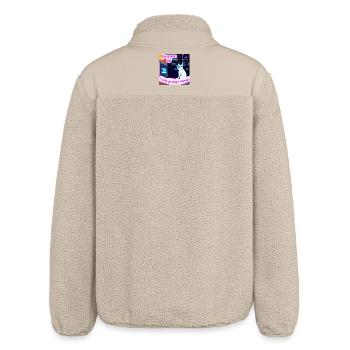 Frag mich nicht, ich fordere nur Dinge auf – Grumpy AI Cat - Relaxed Fit Unisex Sherpajacke von Stanley/Stella - Beige - Hinten