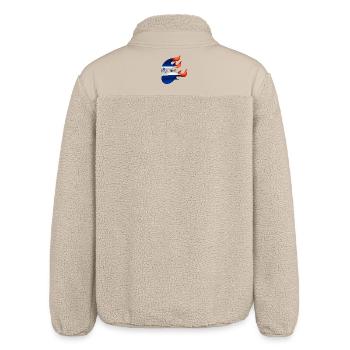 Flagge von Honduras - Honduras - Ninja - Relaxed Fit Unisex Sherpajacke von Stanley/Stella - Beige - Hinten