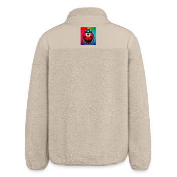 ladybird - Relaxed Fit Unisex Sherpa Jacket by Stanley/Stella - beige - Back