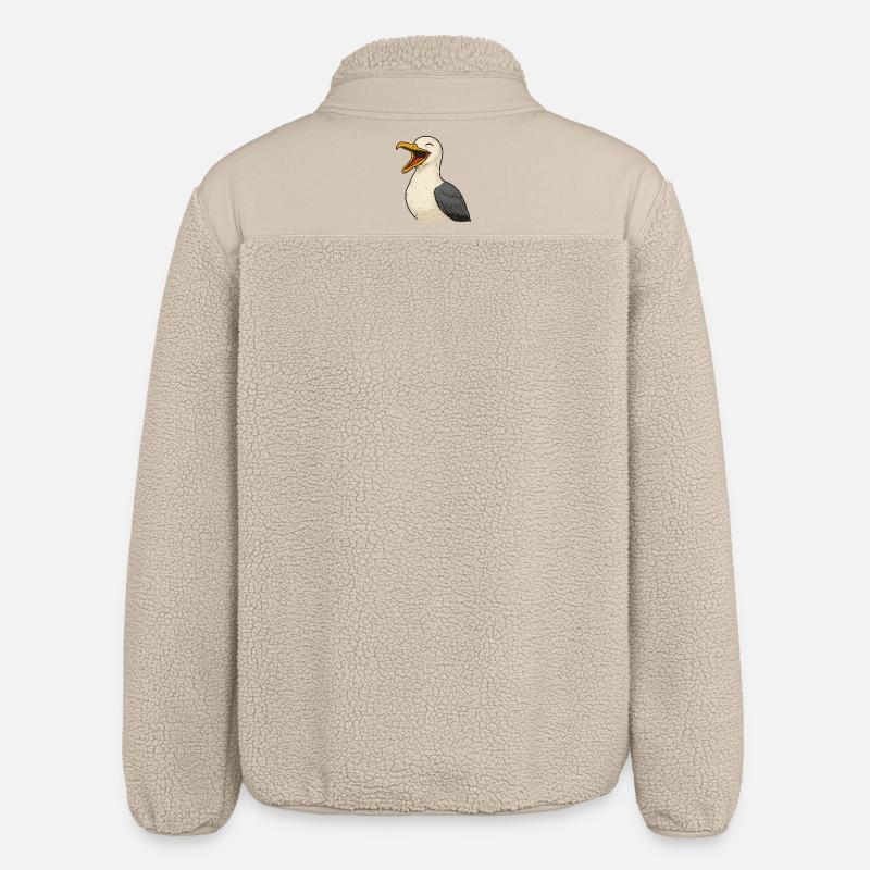 Lachende_Moewe - Veste sherpa unisexe coupe décontractée Stanley/Stella - beige
