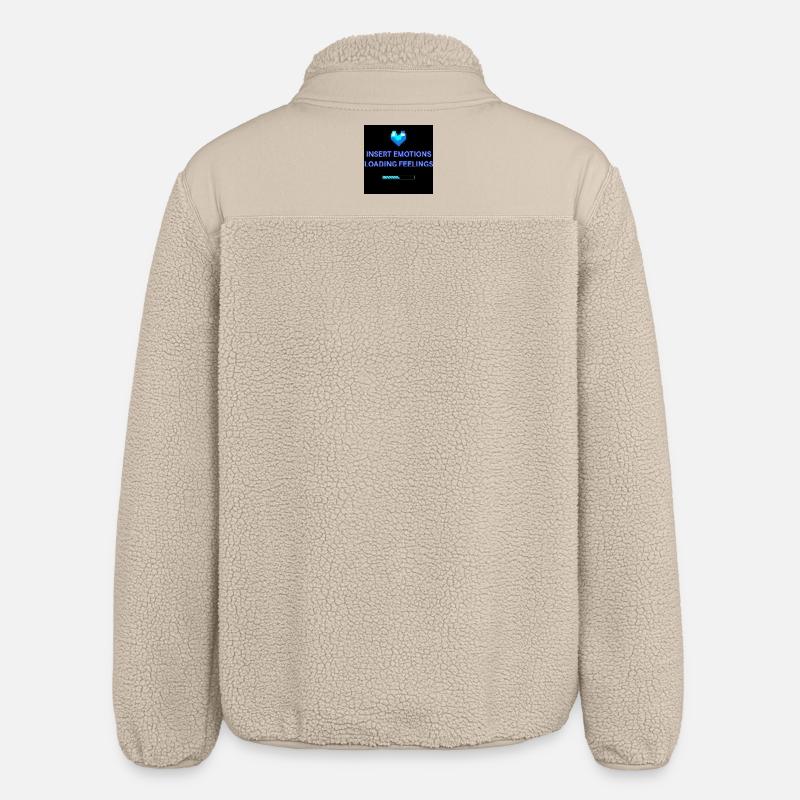 INSERT EMOTIONS LOADING FEELINGS  - Relaxed Fit Unisex Sherpajacke von Stanley/Stella - Beige
