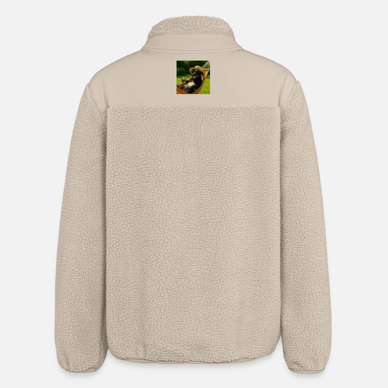 Refroidissement de la mouffette - Veste sherpa unisexe coupe décontractée Stanley/Stella - beige