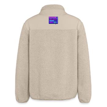 Good Vibe Loading Digital Art - Relaxed Fit Unisex Sherpa Jacket by Stanley/Stella - beige - Back