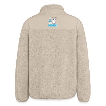 I Always Hear Only One Mimimi Goat - Relaxed Fit Unisex Sherpa Jacket by Stanley/Stella - beige - Back