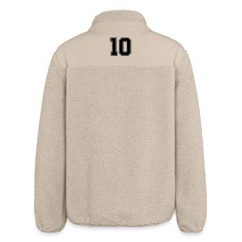 10 - Relaxed Fit Unisex Sherpa Jacket by Stanley/Stella - beige - Back