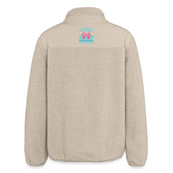 Synchronschwimmen Kunstschwimmen Wassersport - Relaxed Fit Unisex Sherpajacke von Stanley/Stella - Beige - Hinten