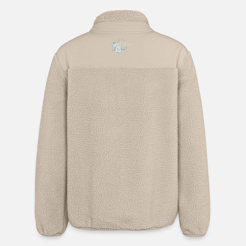 For Celina - Relaxed Fit Unisex Sherpa Jacket by Stanley/Stella - beige