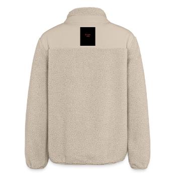 Äs bitzeli chillä Vintage Shirt - Relaxed Fit Unisex Sherpajacke von Stanley/Stella - Beige - Hinten