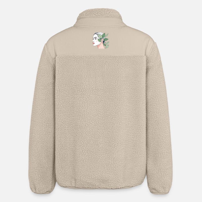 Natura to stan umysłu - Veste sherpa unisexe coupe décontractée Stanley/Stella - beige