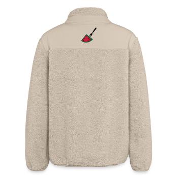 Melon avec fourchette - Veste sherpa unisexe coupe décontractée Stanley/Stella - beige - Dos
