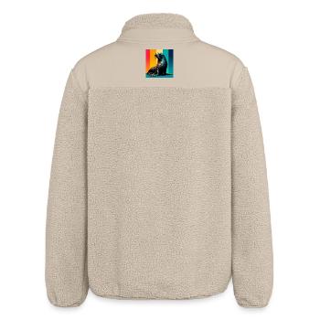 Phoque - Veste sherpa unisexe coupe décontractée Stanley/Stella - beige - Dos
