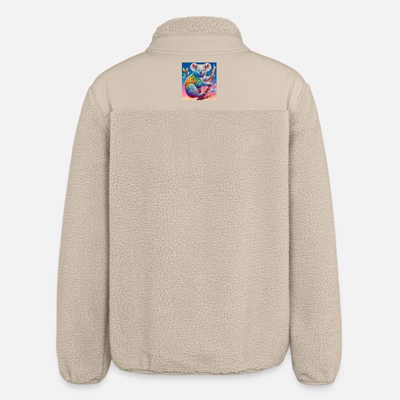 Koala - Veste sherpa unisexe coupe décontractée Stanley/Stella - beige