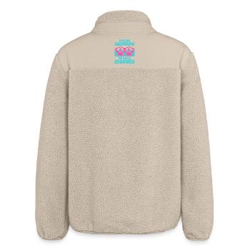 Synchronschwimmen Kunstschwimmen Wassersport - Relaxed Fit Unisex Sherpajacke von Stanley/Stella - Beige - Hinten