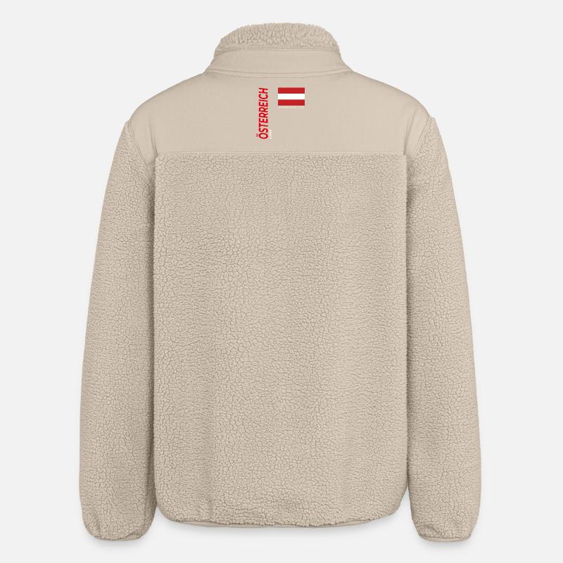 Linz - Veste sherpa unisexe coupe décontractée Stanley/Stella - beige