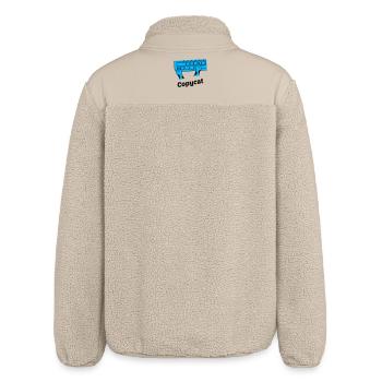 Copycat - Relaxed Fit Unisex Sherpajacke von Stanley/Stella - Beige - Hinten