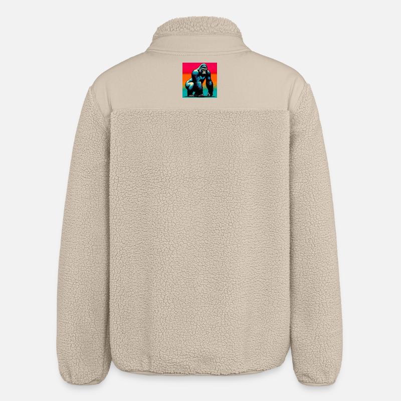 gorille - Veste sherpa unisexe coupe décontractée Stanley/Stella - beige