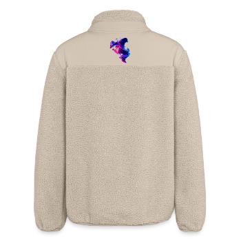 Electric_Storm_Breaker - Relaxed Fit Unisex Sherpa Jacket by Stanley/Stella - beige - Back