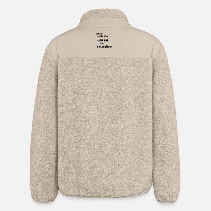 Surcharge sensorielle - Veste sherpa unisexe coupe décontractée Stanley/Stella - beige