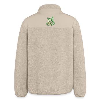 Pike - Relaxed Fit Unisex Sherpa Jacket by Stanley/Stella - beige - Back