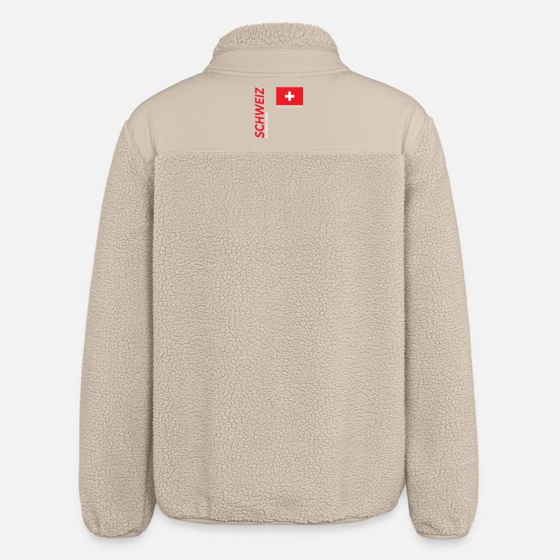 Interlaken - Relaxed Fit Unisex Sherpa Jacket by Stanley/Stella - beige