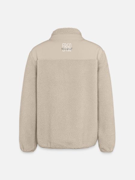 Stylish design for occupational therapist - Relaxed Fit Unisex Sherpa Jacket by Stanley/Stella - beige