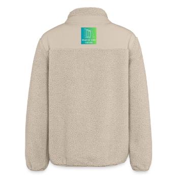 Reading is my cardio - Relaxed Fit Unisex Sherpa Jacket by Stanley/Stella - beige - Back