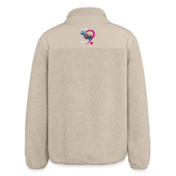 Schlosser mit HERZ - Relaxed Fit Unisex Sherpajacke von Stanley/Stella - Beige - Hinten