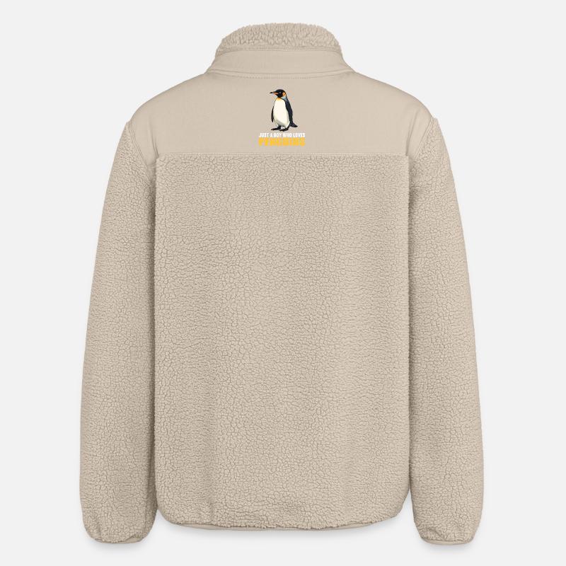 Pingouins Pingouin - Veste sherpa unisexe coupe décontractée Stanley/Stella - beige