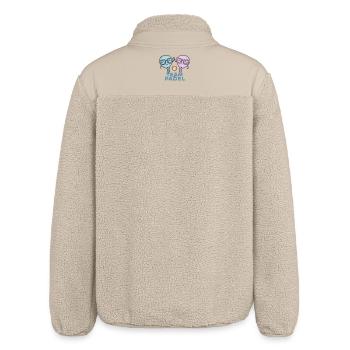 Duell Padel Freundliche Maskottchen Bunt - Relaxed Fit Unisex Sherpajacke von Stanley/Stella - Beige - Hinten