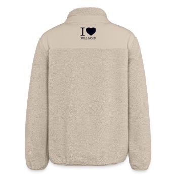 J’adore Pleine lune Vollmond - Veste sherpa unisexe coupe décontractée Stanley/Stella - beige - Dos
