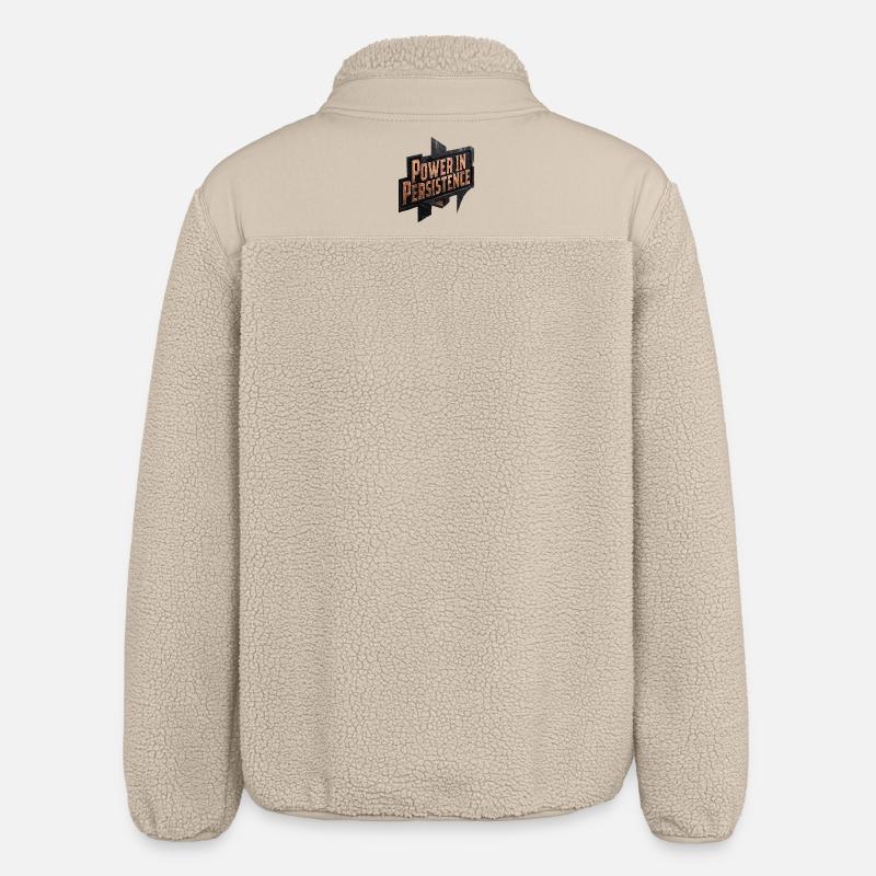 La puissance de la persévérance - Veste sherpa unisexe coupe décontractée Stanley/Stella - beige